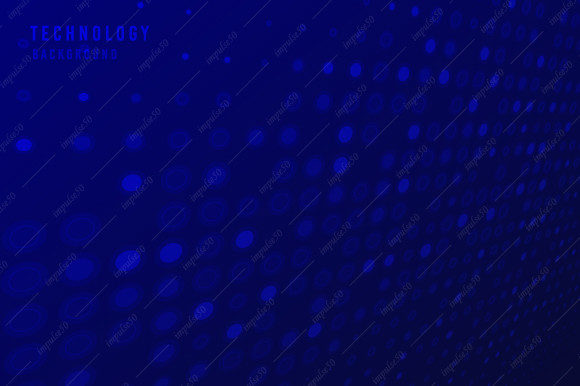 Abstract Circle Dot Geometry Pattern