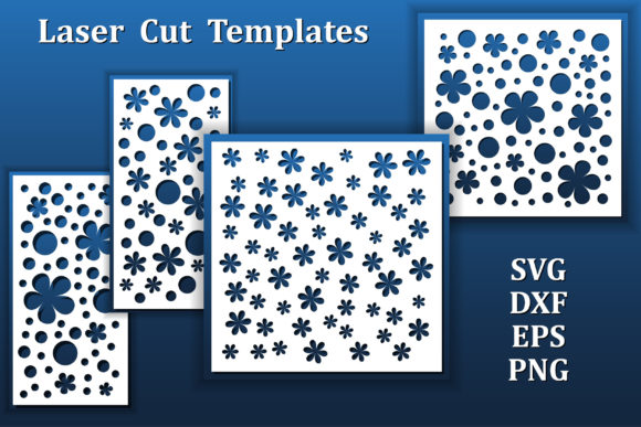 Abstract Geometric Panels Cut Files for Creative Projects
