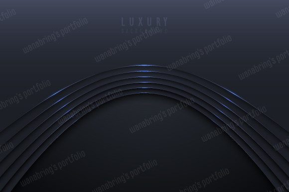 Abstract Luxury Metallic Dark Blue Style: A Modern Design Trend for Timeless Elegance
