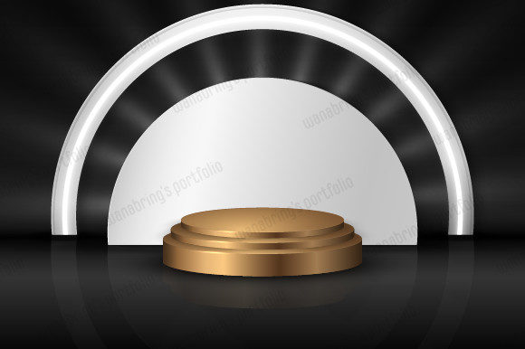 Abstract Luxury Template Design of Gold