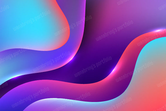 Abstract Mesh Design Colorful Decorating