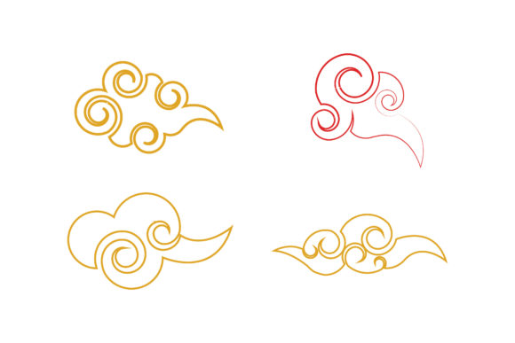 Chinese Clouds Logo Template: A Timeless Design for Modern Creatives