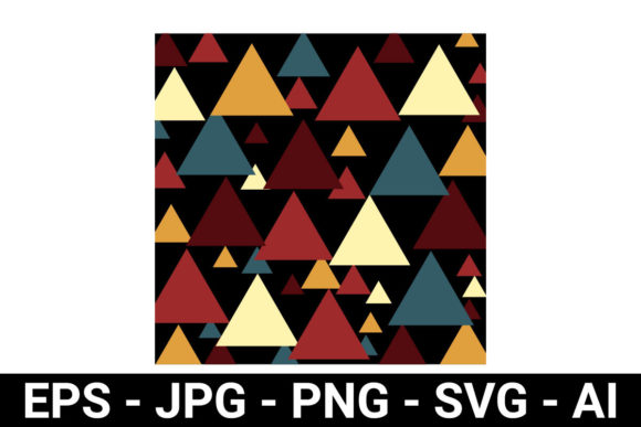 Colorful Triangle Seamless Pattern: A Dynamic Design Element