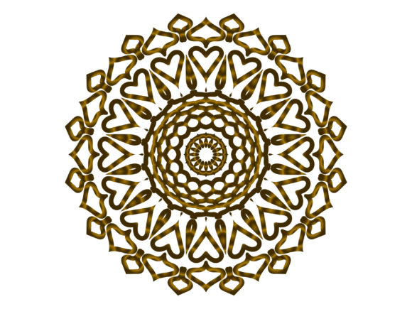 Exploring the Mandala Gold Circular Love Line: A Fusion of Art and Spirituality
