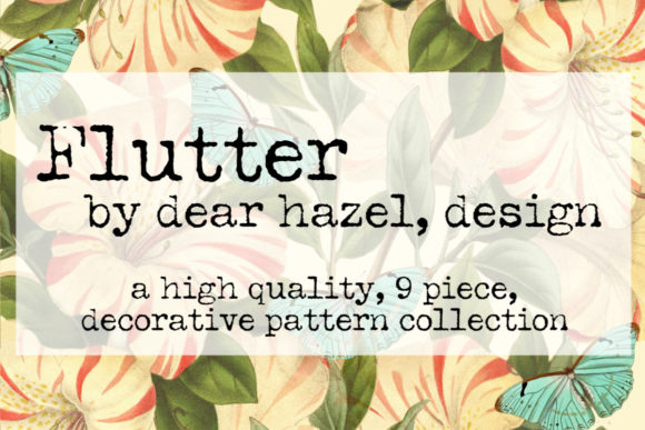 FLUTTER: A Vintage Botanical Pattern Collection