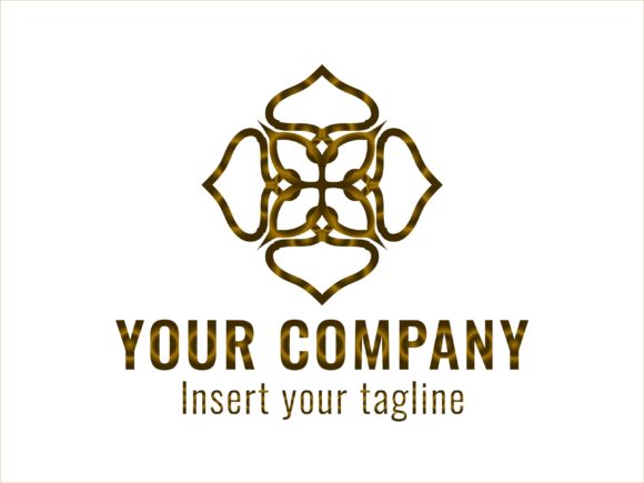 Golden Petals in Logo Design: A Touch of Elegance and Luxury