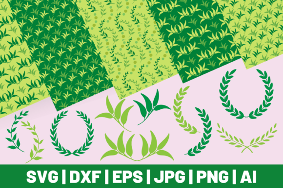 Laurel Bundle Digital Paper Vectors: Strategic Tools for Creative Professionals and Design Enthusiasts