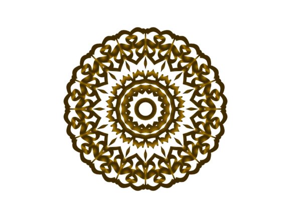 Mandala Gold Abstract Circular Line: Integrating Spiritual Geometry into Professional Design Workflows