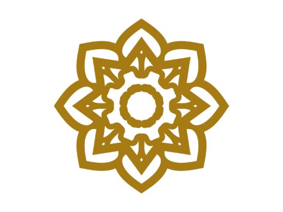 Mandala Gold Flower Ornament: Integrating Sacred Geometry into Modern Design Workflows