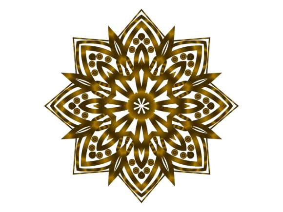 Mandala Gold Gradation: A Luxurious Blend of Spiritual Symbolism and Modern Design