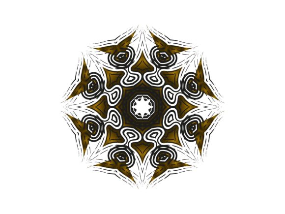 Mandala Gold Ornament Unique: A Radiant Design for Every Vision