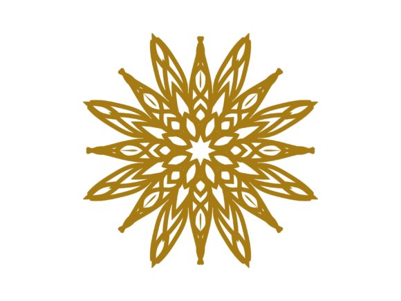 Mandala Gold Radiant Flower Line: A Fusion of Art, Culture, and Modern Design