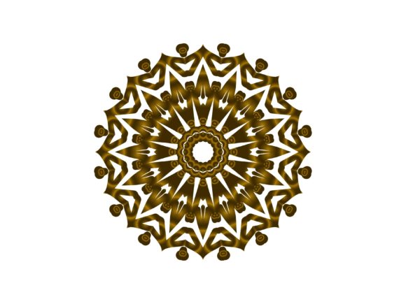Mandala Gold Radiant Sharp Line: A Unique Blend of Spiritual Symbolism and Modern Design