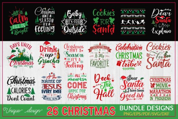 Merry Christmas SVG Bundle Design Vol-4