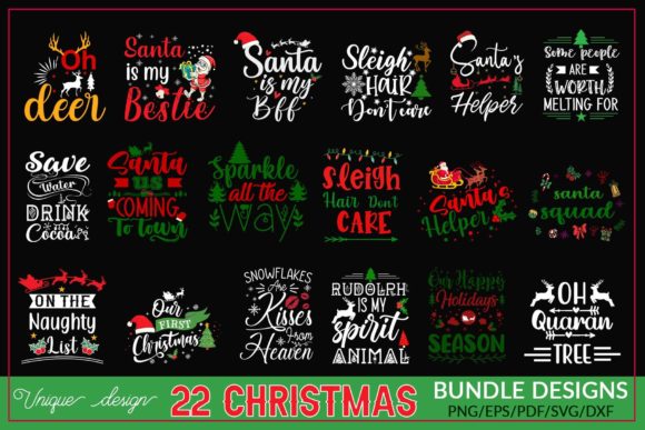 Merry Christmas Svg Tshirt Bundle Vol-3