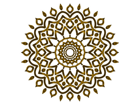 The Mandala Gold Gradation Line Fire: A Fusion of Art, Spirituality, and Design