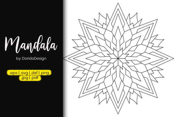 Unlocking Creativity with Star Mandala Coloring Page - Vol 41: A Versatile Design for Modern Creators