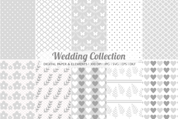 Wedding Bundle Digital Paper Vector El: The Ultimate Resource for Seamless Design Projects